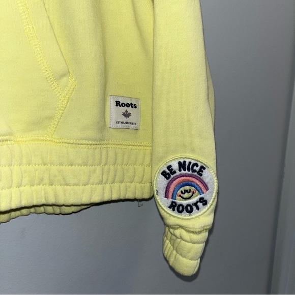 Girls Roots Neon sweater, size large (9-10) - Picture 3 of 8